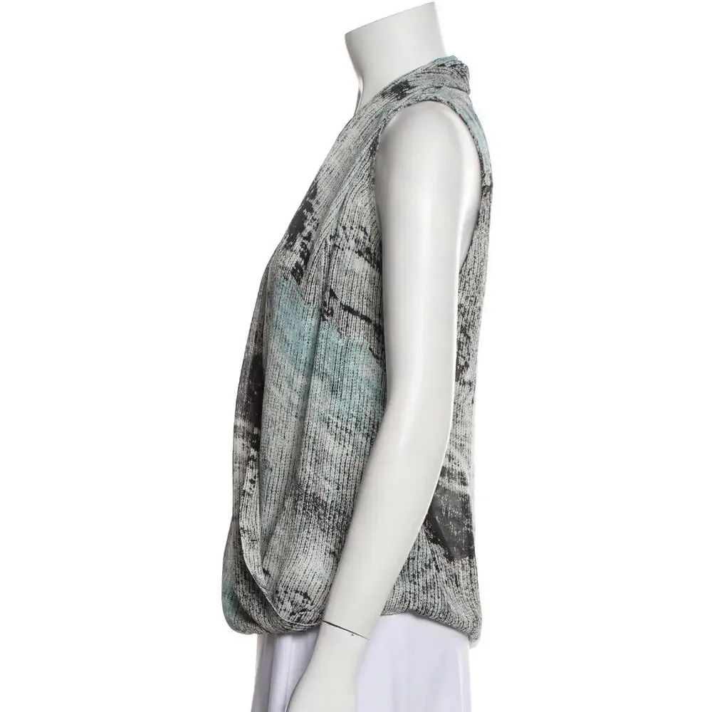 Parker Faux Wrap Sleeveless Top - Multi Color - Medium - Picture 10 of 14